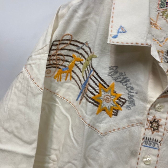 80’sBAR ST.BARA刺繍ウェスタンシャツ　 | Vintage.City 古着屋、古着コーデ情報を発信