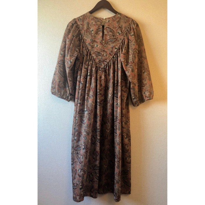 70s Paisley tunic dress | Vintage.City 빈티지숍, 빈티지 코디 정보