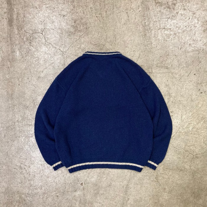 " BEAR " Tilden Knit Sweater | Vintage.City 古着屋、古着コーデ情報を発信