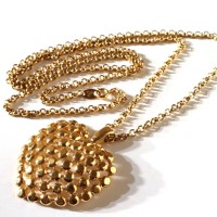 Trifari 70s vintage gold heart necklace | Vintage.City ヴィンテージ 古着