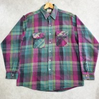 five brotherファイブブラザー90sフランネルチェックシャツジャケット | Vintage.City ヴィンテージ 古着
