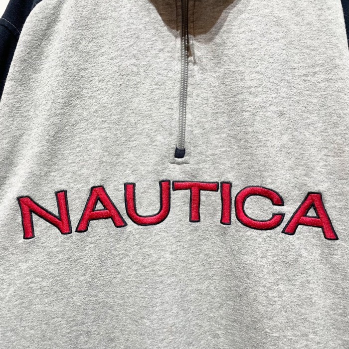 “NAUTICA” Half Zip Sweat Shirt | Vintage.City 古着屋、古着コーデ情報を発信