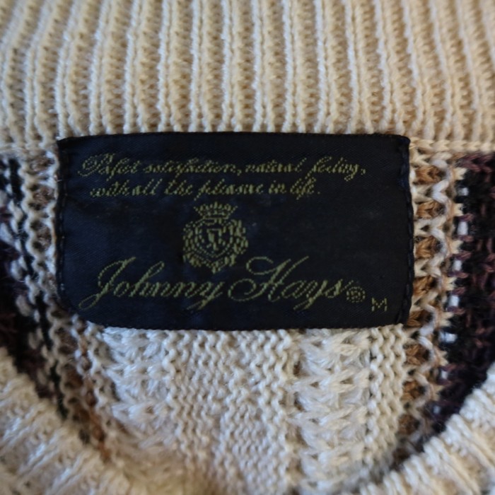 90s～ 人気レトロ☆ジョニーヘイズ 3Dニットセーター | Vintage.City 古着屋、古着コーデ情報を発信