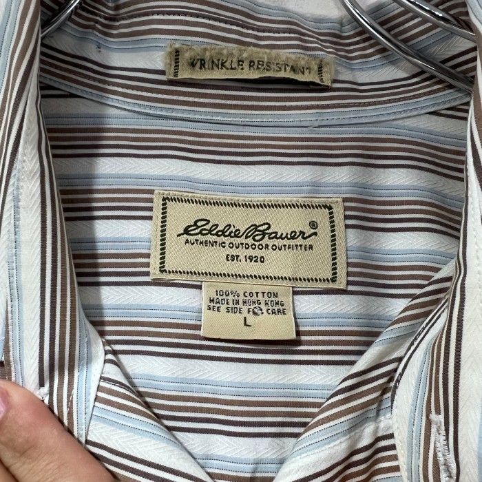 🏷Eddie Bauer/ストライプシャツ | Vintage.City 古着屋、古着コーデ情報を発信