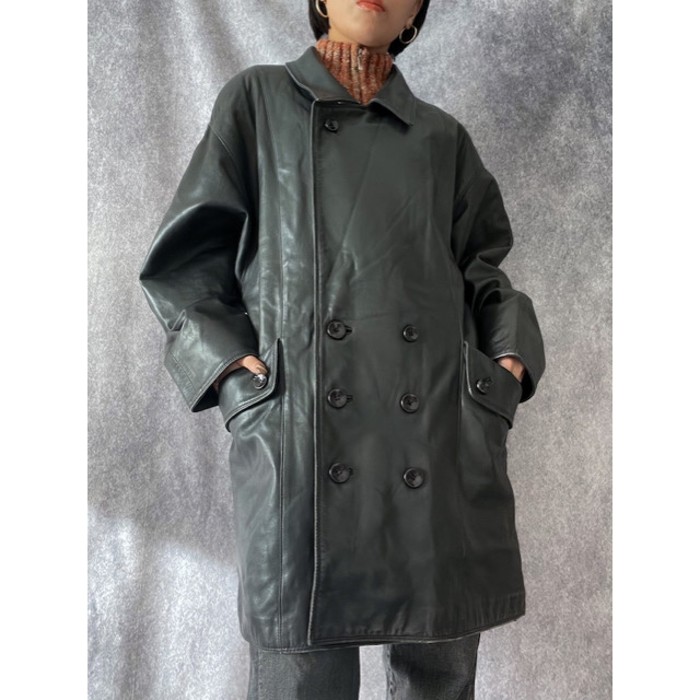 90s 3way sheepskin leather w jacket coat | Vintage.City Vintage Shops, Vintage Fashion Trends