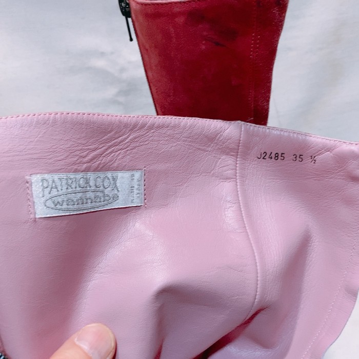パトリックコックス　スウェードブーツ　ピンク色　PATRICK COX | Vintage.City 빈티지숍, 빈티지 코디 정보
