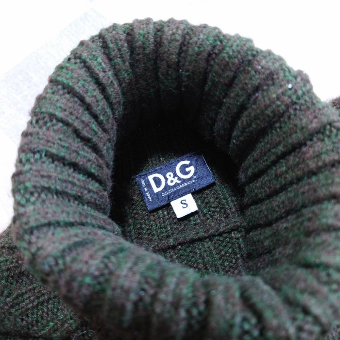 D&G DOLCE&GABBANA イタリア製 タートルネック ニット セーター | Vintage.City 古着屋、古着コーデ情報を発信