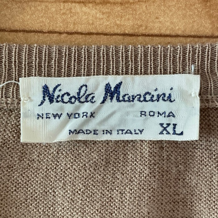 【NICOLAMANCINI】イタリア製 ベスト プルオーバー アーガイル 古着 | Vintage.City 古着屋、古着コーデ情報を発信
