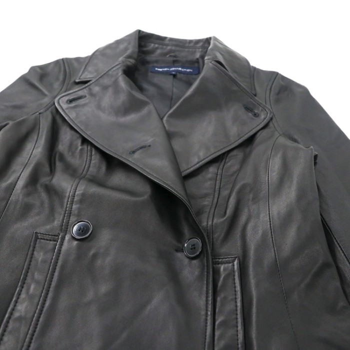 FRENCH CONNECTION レザージャケット 10 ブラック ラムスキン | Vintage.City 古着屋、古着コーデ情報を発信