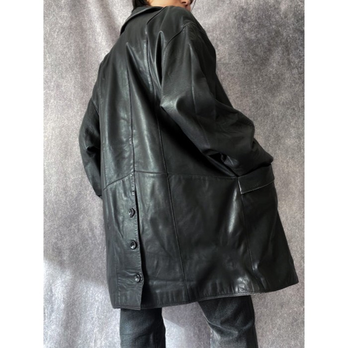 90s 3way sheepskin leather w jacket coat | Vintage.City 빈티지숍, 빈티지 코디 정보
