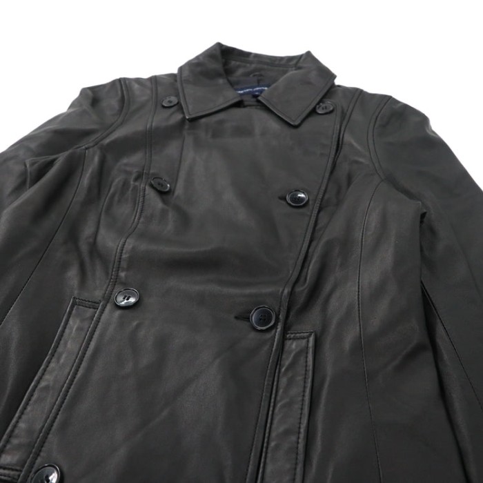 FRENCH CONNECTION レザージャケット 10 ブラック ラムスキン | Vintage.City 古着屋、古着コーデ情報を発信