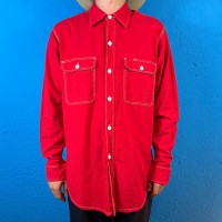 80s BIG MAC Red Shirt | Vintage.City ヴィンテージ 古着