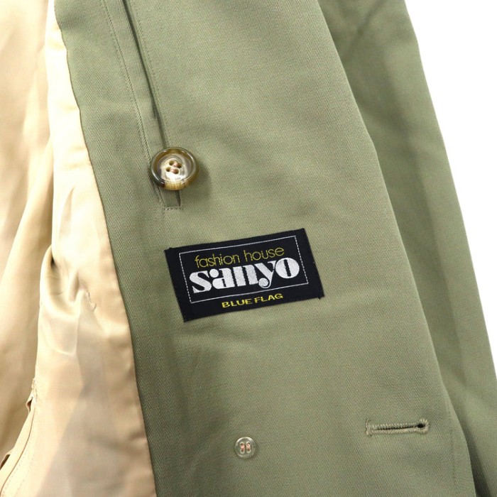 SANYO ( BLUE FLAG ) トレンチコート 80s 日本製 | Vintage.City 古着屋、古着コーデ情報を発信