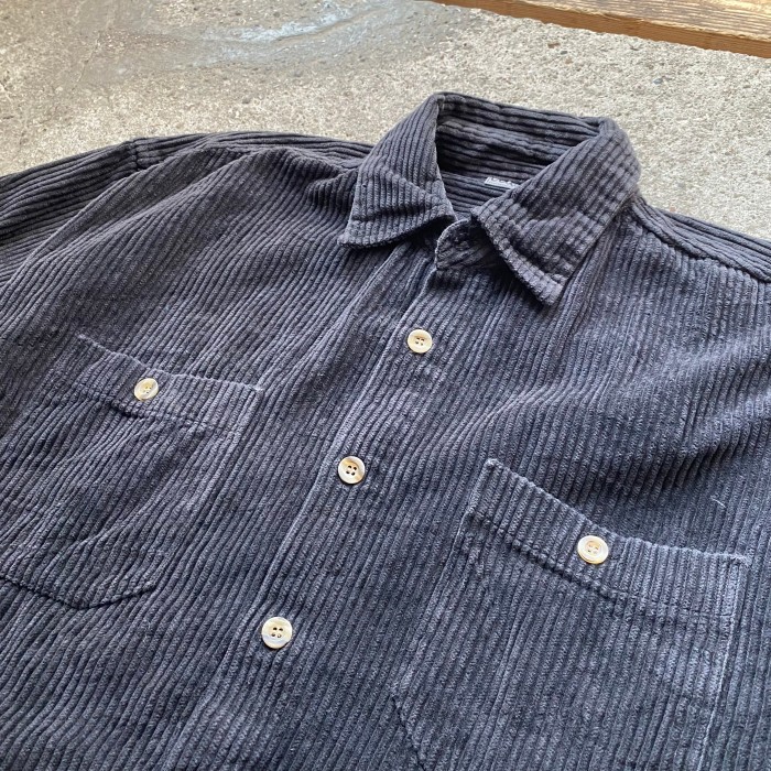 ブラックコーデュロイシャツ | Vintage.City 古着屋、古着コーデ情報を発信