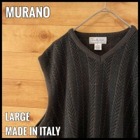 【MURANO】イタリア製 ベスト プルオーバー  柄物 総柄 ITALY 古着 | Vintage.City ヴィンテージ 古着