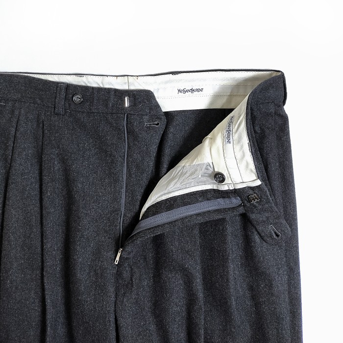 YvesSaintLaurent / Wool slacks pants W33 | Vintage.City 빈티지숍, 빈티지 코디 정보