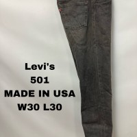 Levi’s501 USA製ブラックデニムW30 L30 | Vintage.City ヴィンテージ 古着