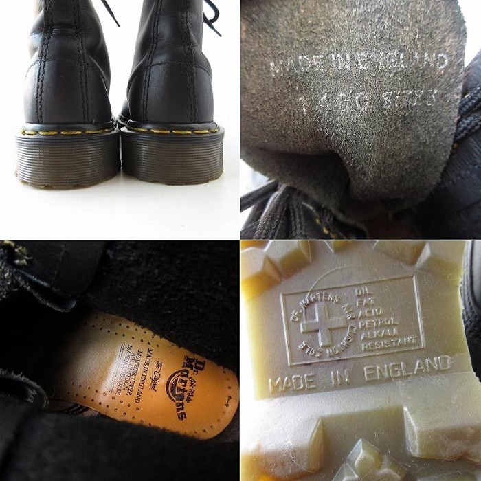 英国製 ドクターマーチン 1460 8ホール ブーツ 黒 レディース23cm | Vintage.City 古着屋、古着コーデ情報を発信