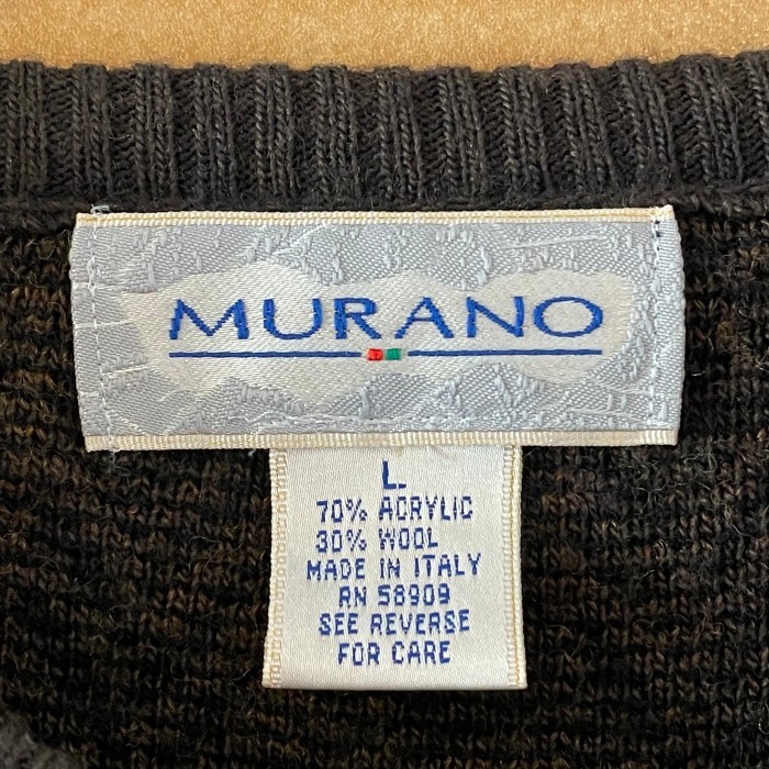 【MURANO】イタリア製 ベスト プルオーバー  柄物 総柄 ITALY 古着 | Vintage.City 古着屋、古着コーデ情報を発信