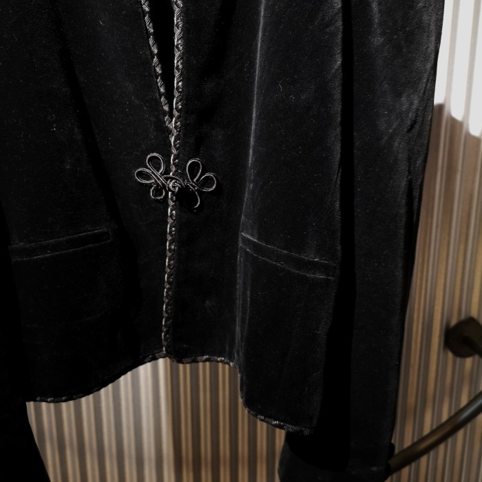 kung-fu velour jacket | Vintage.City 古着屋、古着コーデ情報を発信