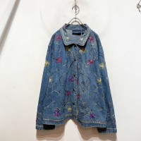 “JANE ASHLEY” Stitch Work Denim Jacket | Vintage.City ヴィンテージ 古着