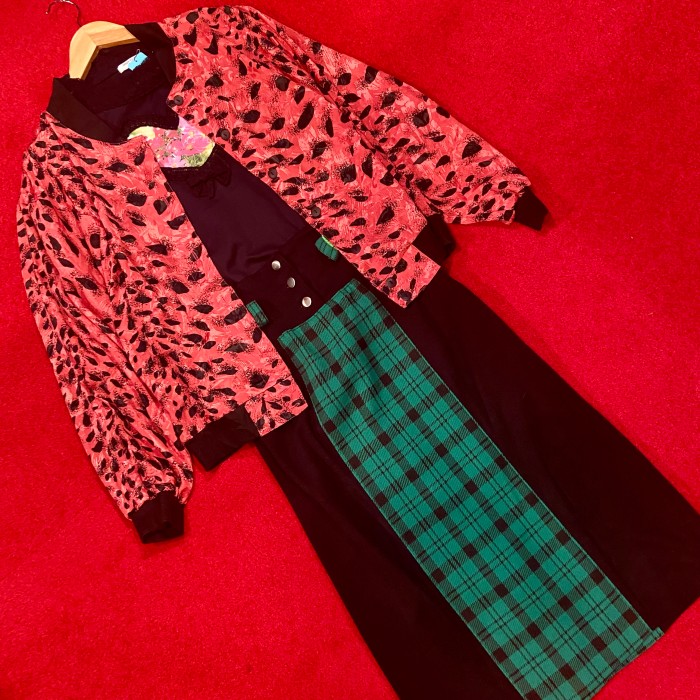 80s レオパード柄ブルゾン コーラルピンク | Vintage.City 古着屋、古着コーデ情報を発信