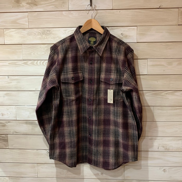 GREEN CLOTHING WOOL FLANNEL SHIRTS | Vintage.City