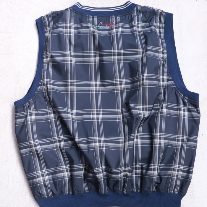 Vintage nylon check vest | Vintage.City 古着屋、古着コーデ情報を発信