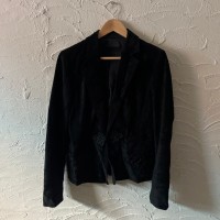 velor tailored jacket | Vintage.City ヴィンテージ 古着
