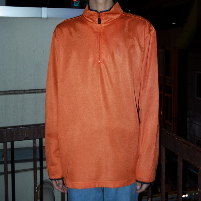 IZOD Orange halfzip gear | Vintage.City 古着屋、古着コーデ情報を発信