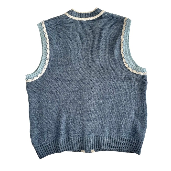 《EURO》Design Knit vest , made in Italy | Vintage.City 古着屋、古着コーデ情報を発信