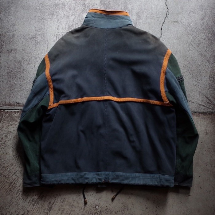 Gimmicks Design  Zip-Up Nuback Leather J | Vintage.City 古着屋、古着コーデ情報を発信