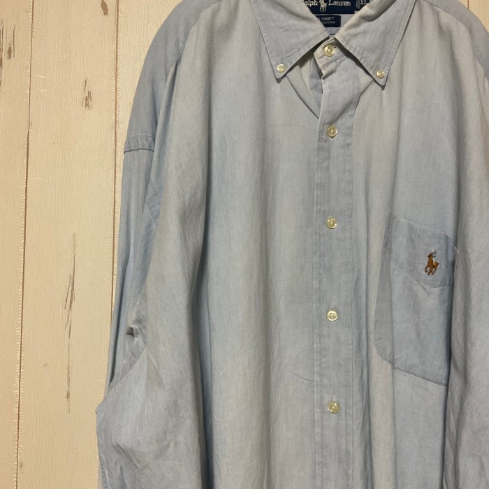 Ralph Lauren big shirt | Vintage.City 古着屋、古着コーデ情報を発信