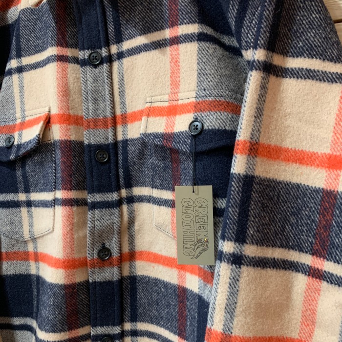 GREEN CLOTHING WOOL FLANNEL SHIRTS | Vintage.City 古着屋、古着コーデ情報を発信