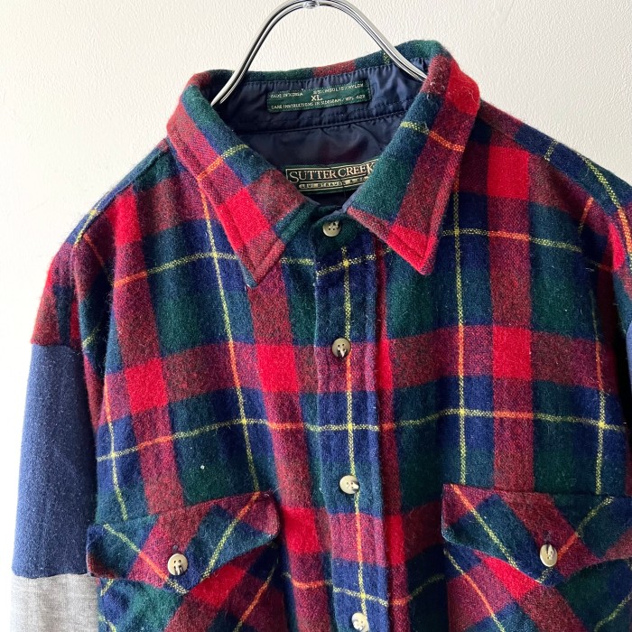 90's Levi's Sweat Sleeve Check Shirt | Vintage.City 古着屋、古着コーデ情報を発信
