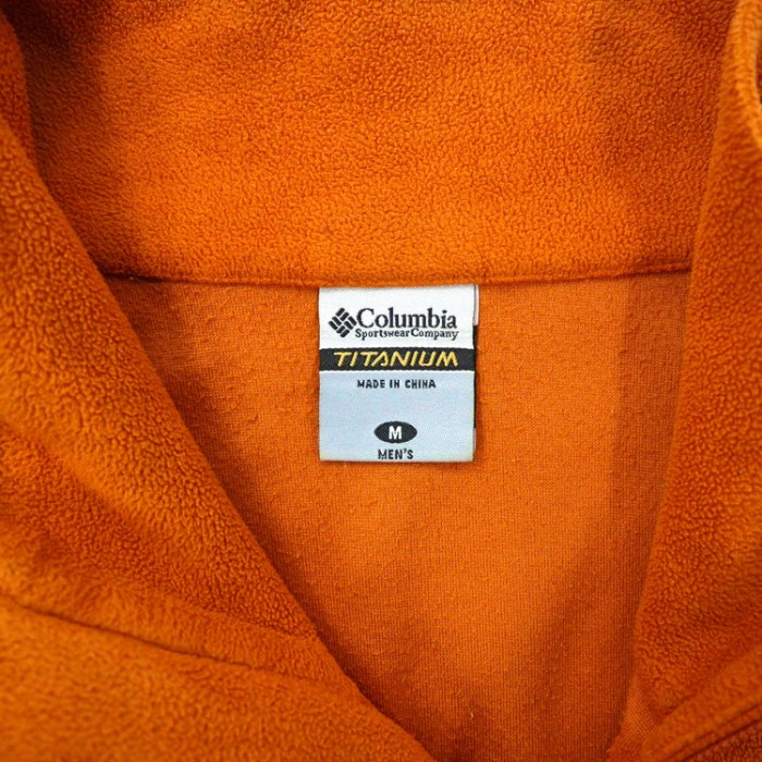 COLUMBIA フリースジャケット M オレンジ TITANIUM サマーレイ | Vintage.City 古着屋、古着コーデ情報を発信