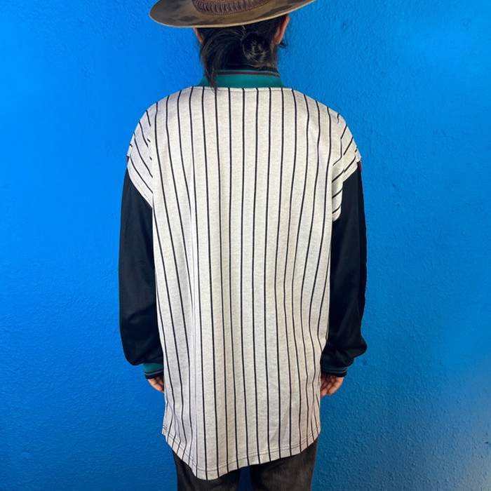 90s NY Baseball Pullover Jacket | Vintage.City 古着屋、古着コーデ情報を発信