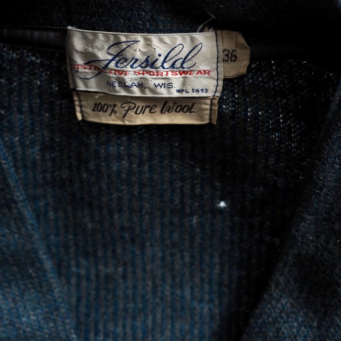 50s Jersild ストライプ柄 ニットジャケット カーディガン 36 | Vintage.City 古着屋、古着コーデ情報を発信