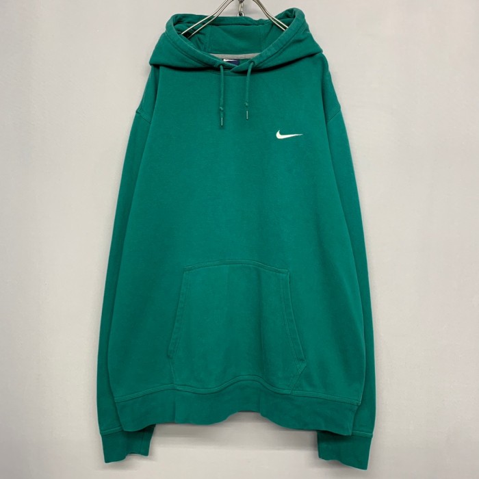 00’s “NIKE” One Point Hoodie GREEN XXL | Vintage.City 古着屋、古着コーデ情報を発信