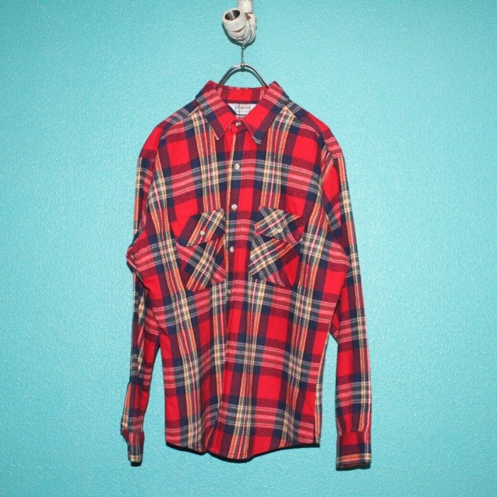 70s FIVE BROTHER Cotton Flannel Shirt | Vintage.City 빈티지숍, 빈티지 코디 정보