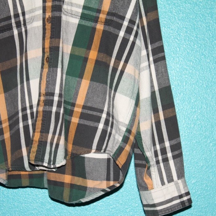 90s Eddie Bauer Cotton Flannel Shirt XL | Vintage.City 빈티지숍, 빈티지 코디 정보