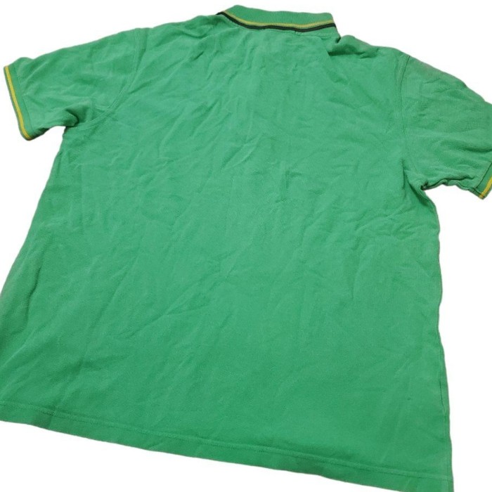 FRED PERRY フレッドペリー 刺繍ロゴ ポロシャツ 緑 グリーン | Vintage.City 빈티지숍, 빈티지 코디 정보