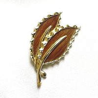6-70s SARAH COVENTRY leaf motif broach | Vintage.City ヴィンテージ 古着