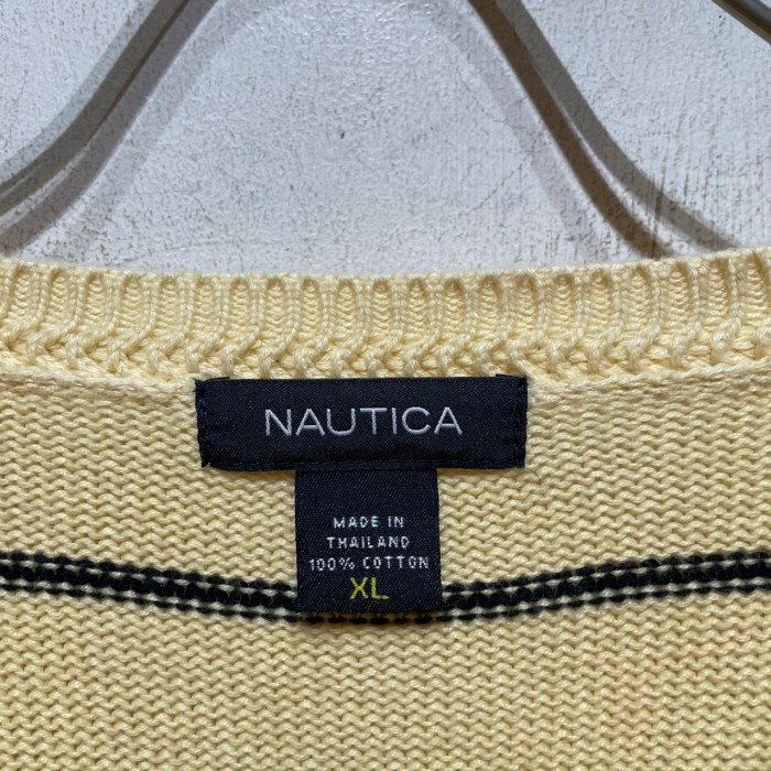 “NAUTICA” Check Cotton Knit | Vintage.City 빈티지숍, 빈티지 코디 정보