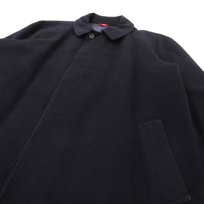 D'URBAN ステンカラーコート 92A5 ネイビー ウール 80年代 日本製 | Vintage.City 古着屋、古着コーデ情報を発信