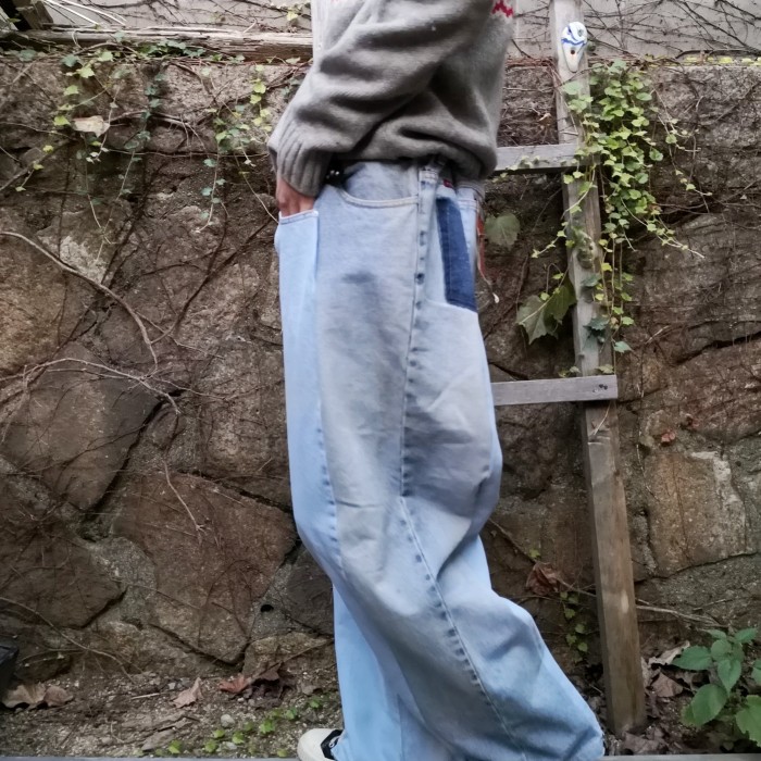 /REMAKE/ yingyang gradation denim pants | Vintage.City 古着屋、古着コーデ情報を発信
