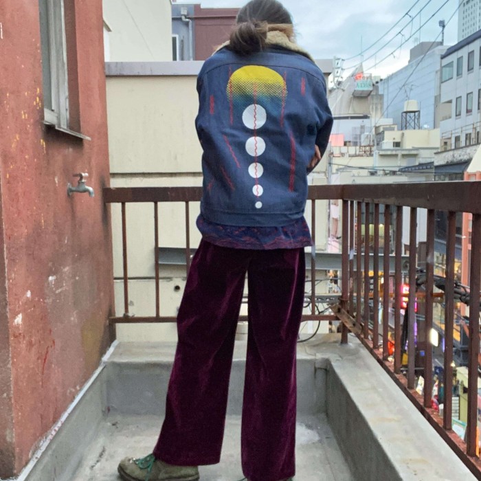 /REMAKE/ 70's boa denim jacket | Vintage.City 古着屋、古着コーデ情報を発信