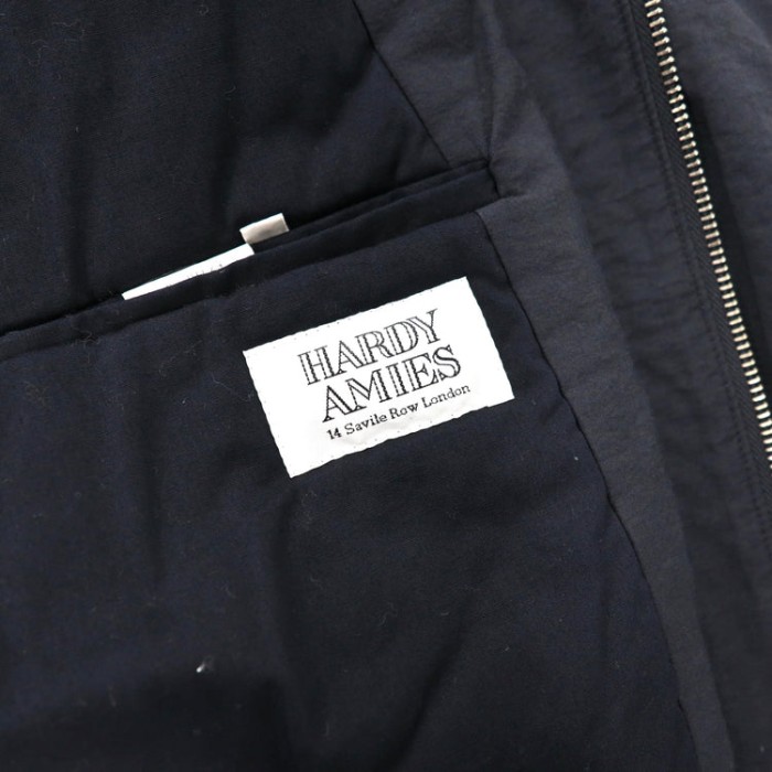 HARDY AMIES ボンバージャケット M ブラック 90s 日本製 | Vintage.City 古着屋、古着コーデ情報を発信