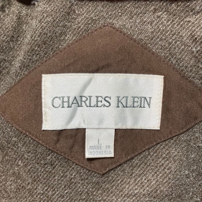 “CHARLES KLEIN” Peach Skin Coat | Vintage.City 古着屋、古着コーデ情報を発信