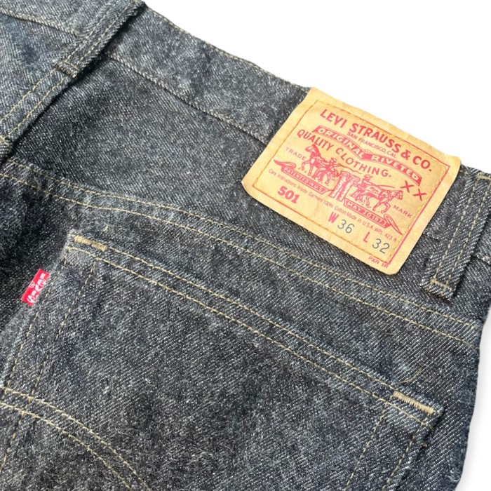 Mint 90s Levi's 501 Black Denim | Vintage.City 古着屋、古着コーデ情報を発信
